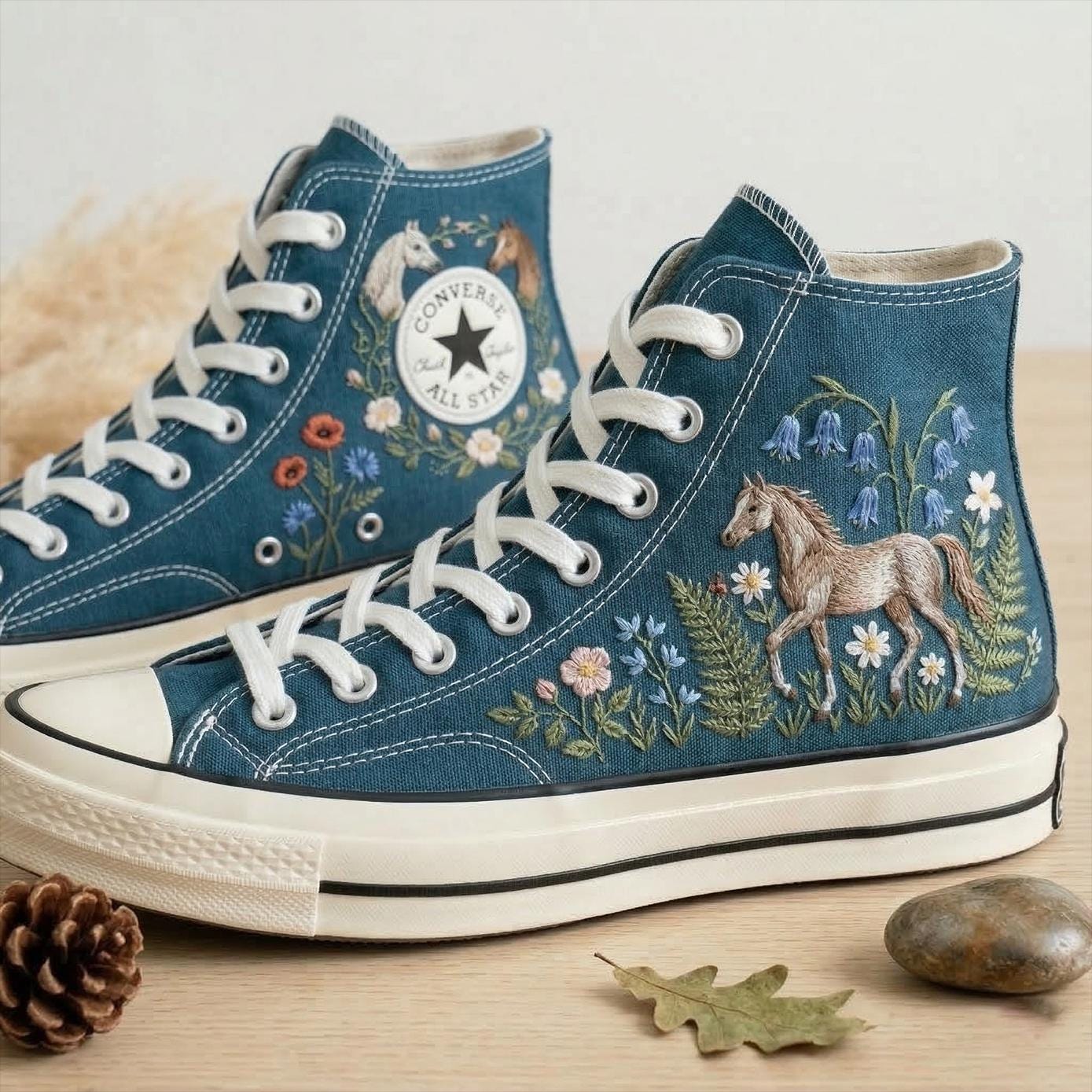 Horse Converse - Etsy