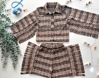 Disfraz de exploradora del bosque: chaqueta rústica con flecos y pantalones cortos. Traje de aventura en el bosque para niños pequeños.