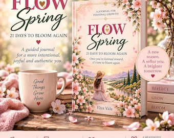 Spring Personal Growth Journal, 21-Day Guided Reflection (Digital Download)