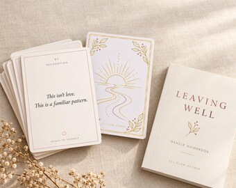 Leaving Well Oracle Cards, Breakup Recovery Guidebook (Digital Download)