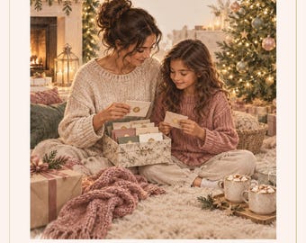 Christmas Family Connection Box: 12-Day Activity Kit for Ages 7-12 (Digital Download)