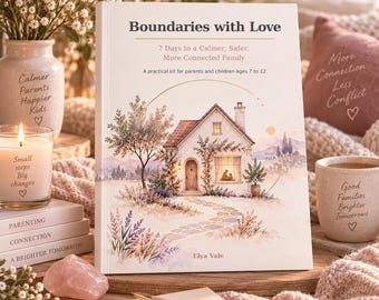 Boundaries with Love Family Workbook, Parenting Activities Ages 7-12 (PDF)