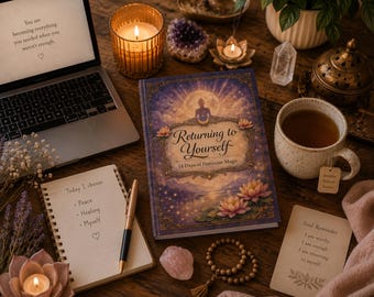 Healing Journal for Women | Returning to Yourself Workbook | Self Discovery & Emotional Recovery Printable PDF