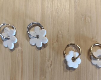 Pendientes intercambiables de arcilla polimérica, joyería artesanal, regalo para mujer - Colección "Peppery"