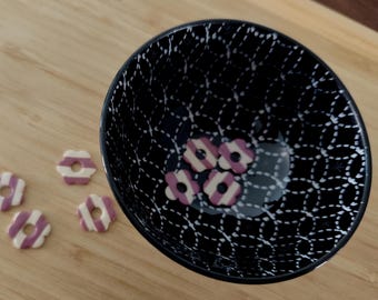 Pendientes intercambiables de arcilla polimérica, joyería artesanal, regalo para mujer - Colección "Mamie Nova"