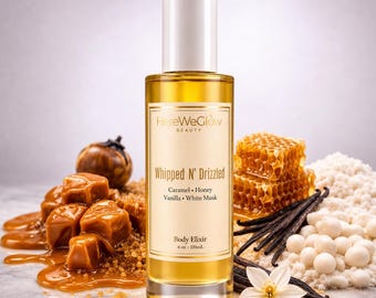 Luxury Body Oil | Vanilla Caramel Gourmand Perfume | Long Lasting Fragrance | Designer Inspired Scent | Glowing Skin Gift for Her