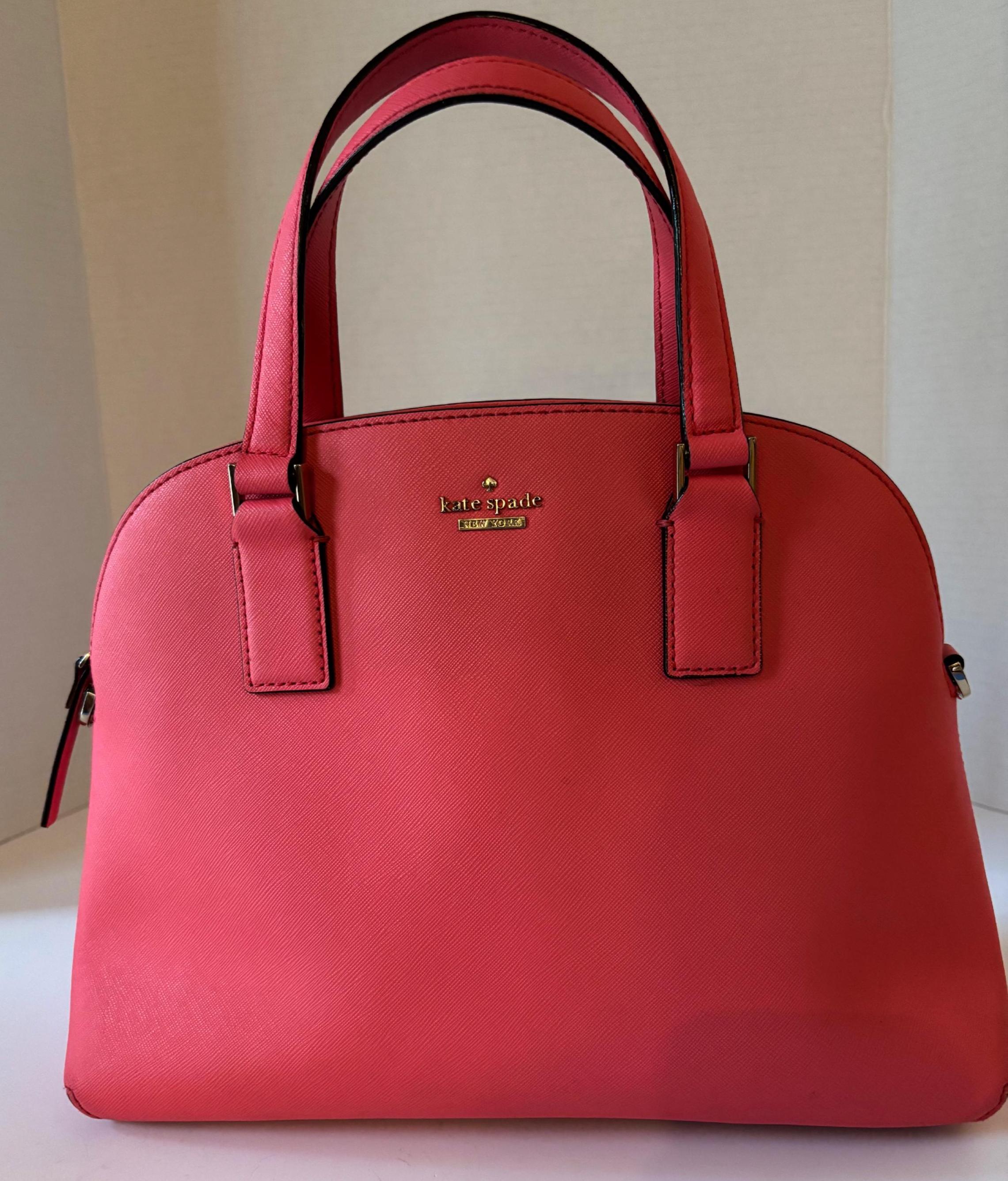 kate spade Coral Pink Saffiano Leather Backpack Kate Spade New York Backpacks for Women | The RealReal main image 3