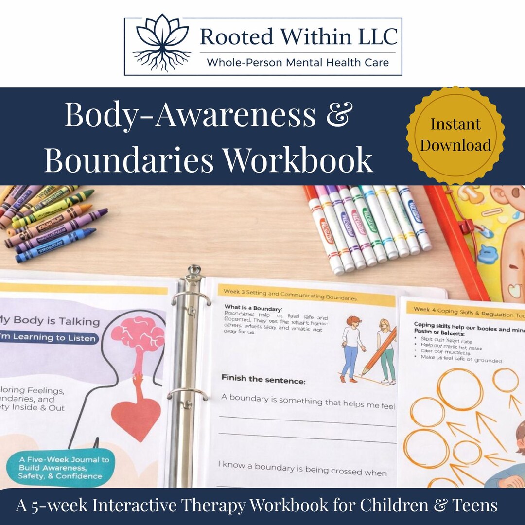 Body Awareness and Boundaries: A 5-week Workbook With Interactive ...