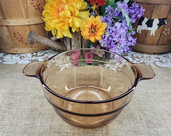 Vision Corning Ware France V-20-B Amber Double Boiler- Insert Only