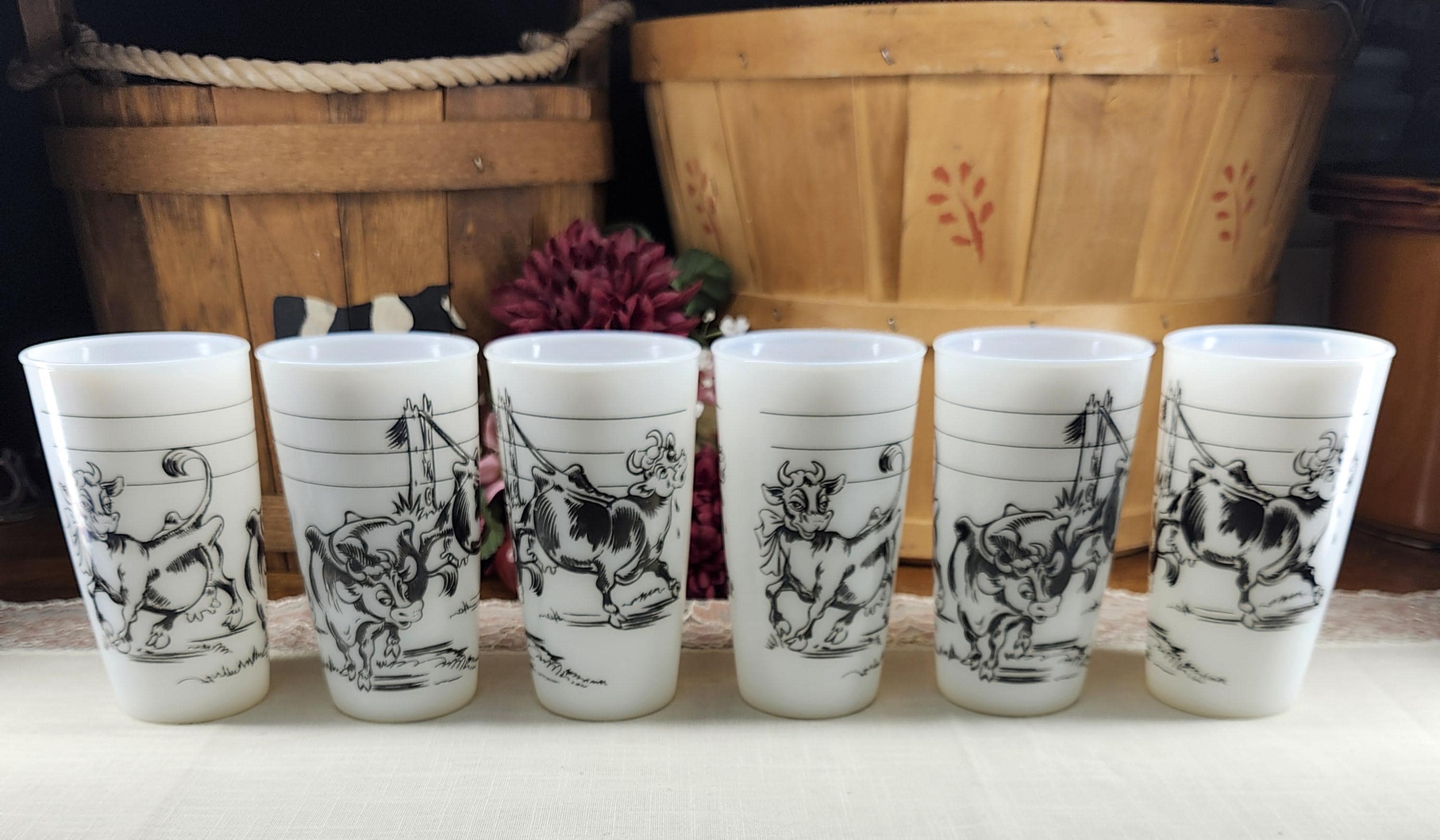 Borden Elsie Glass - Etsy