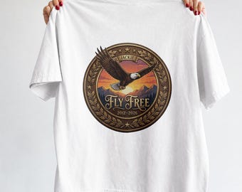 Fly Free Jackie Shirt, Jackie Bald Eagle Memorial Tee, Big Bear Eagle Tribute T-Shirt, 2012-2026 Wildlife Shirt
