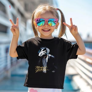 King of Pop Michael Jackson Shirt for Toddlers, Girls, Boys, Kids, Young People, Adult Womens & Mens, Even for Babies