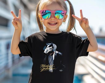 King of Pop Michael Jackson Shirt for Toddlers, Girls, Boys, Kids, Young People, Adult Womens & Mens, Even for Babies