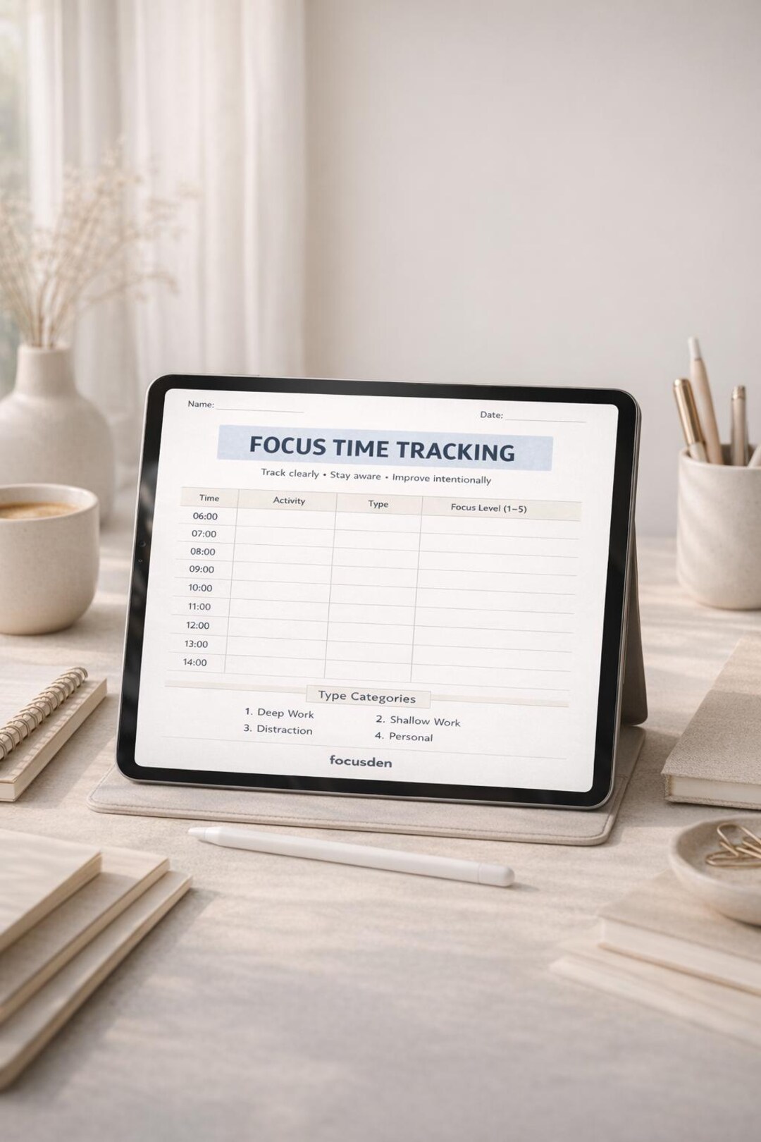 Time Audit Worksheets.pdf Time Audit Planner Printable PDF – Time Tracking, Productivity Planner ...