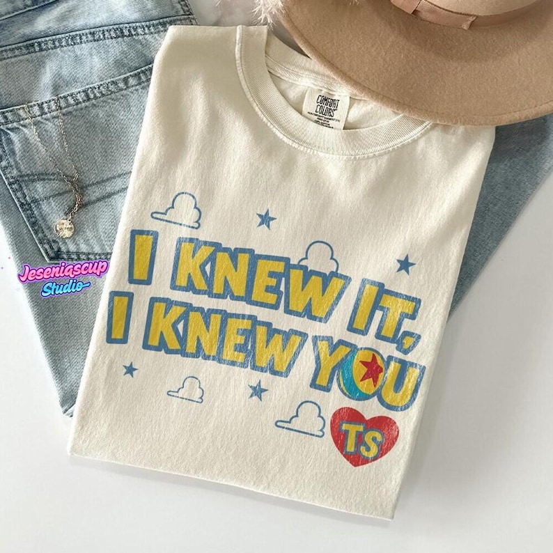 Vintage I Knew It I Knew You Shirt, TS and Toy Story 5 Friendship Shirt, Woody Buzz Lightyear Tee, Disneyland Toy Story Family Matching Tee image 2
