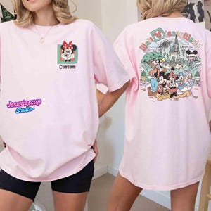 Custom Retro Walt Disneyworld 2 Sides Shirt, Disneyland 2026 Trip Shirt, Mickey And Friends Shirt, Personalized Disneyland Matching Tee image 4