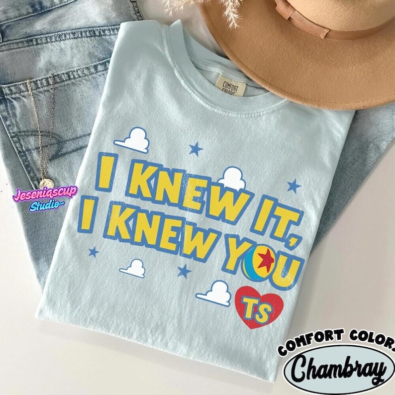 Vintage I Knew It I Knew You Shirt, TS and Toy Story 5 Friendship Shirt, Woody Buzz Lightyear Tee, Disneyland Toy Story Family Matching Tee image 1