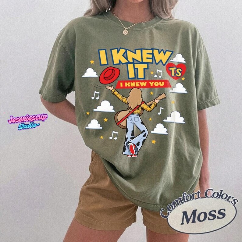 Comfort Colors I Knew It I Knew You Shirt, TS 2026 Tshirt for Fan, Toy Story 5 Movie 2026, Toy Story Song Inspired Tshirt bild 5