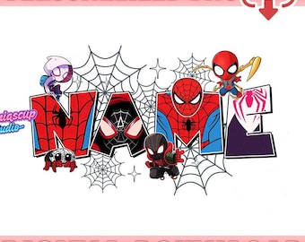 Spidey en zijn geweldige vrienden verjaardag png, MCU aangepaste verjaardag familie bijpassende T-shirt, Ghost Spider verjaardag png, Disneyland familie-uitstapje png