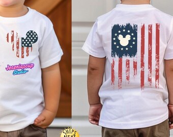 Mickey America Flag Shirt, Disneyland 4th of July Sweatshirt, Disneyland Independence Day Family Tee, USA 250th Anniversary Shirt