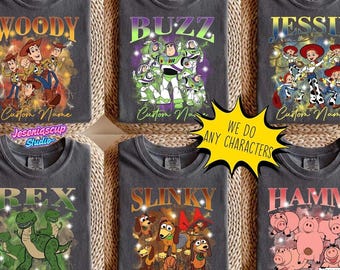 Camiseta pirata de todos los personajes de Disneyland, camiseta pirata retro de los personajes de Toy Story de Pixar, camiseta a juego para la familia de Disneyland