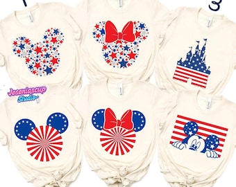 Disneyland Patriotic Memorial Day Shirt, Disneyland Mickey USA Shirt, 4th July Shirt, Disneyland Patriotic Tee, American Couple Tee