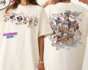 Disneyland America 250th Anniversary Shirt 2026, Patriotic Mickey 4th July Tee