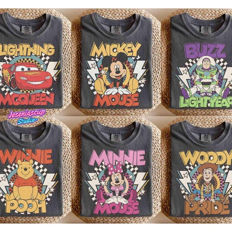 Retro Comfort Colors Mickey and Friends Shirt, Disneyland Family Trrip Shirt, Disneyland Trip 2026 Shirt, Walt Disneyworld Shirt image 1