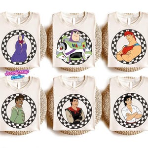 Retro Disneyland Trip T-shirt, Mickey and Friends Tees, Disneyland Family Vacation Shirt, Disneyland All Characters Shirt image 2