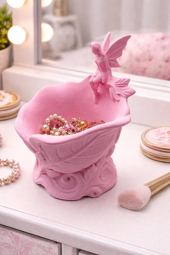 Enchanted Fairy Trinket Bowl – Jewellery Holder, Fairy Decor Gift for Her