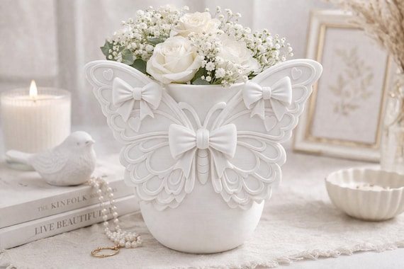 Butterfly Vase – Home Decor, Bow Butterfly
