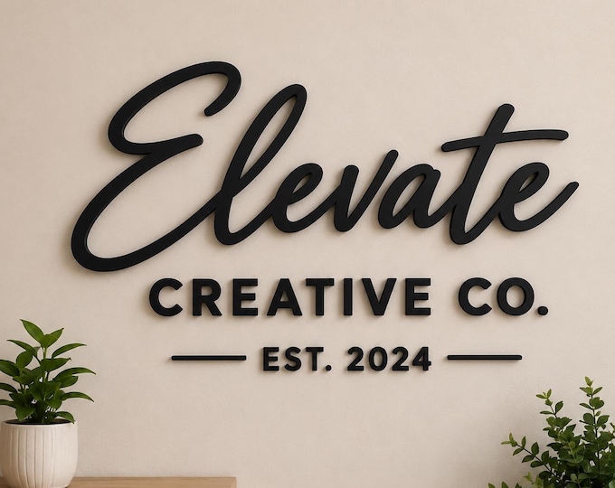 Custom Name Sign Wall Letters | Nursery, Bedroom, Business Decor