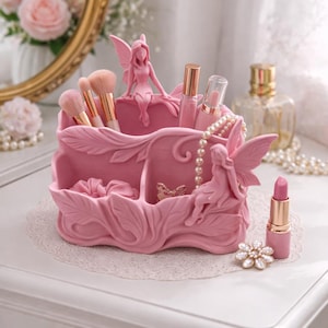 Organizador de escritorio Fairy – Soporte para maquillaje y bolígrafos