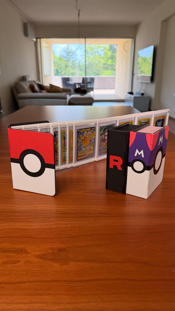 trading card binder that holds top loaders Invested Alliance 9pkt Toploader Pink and environmental wear FunGuys Toploader Binder 4