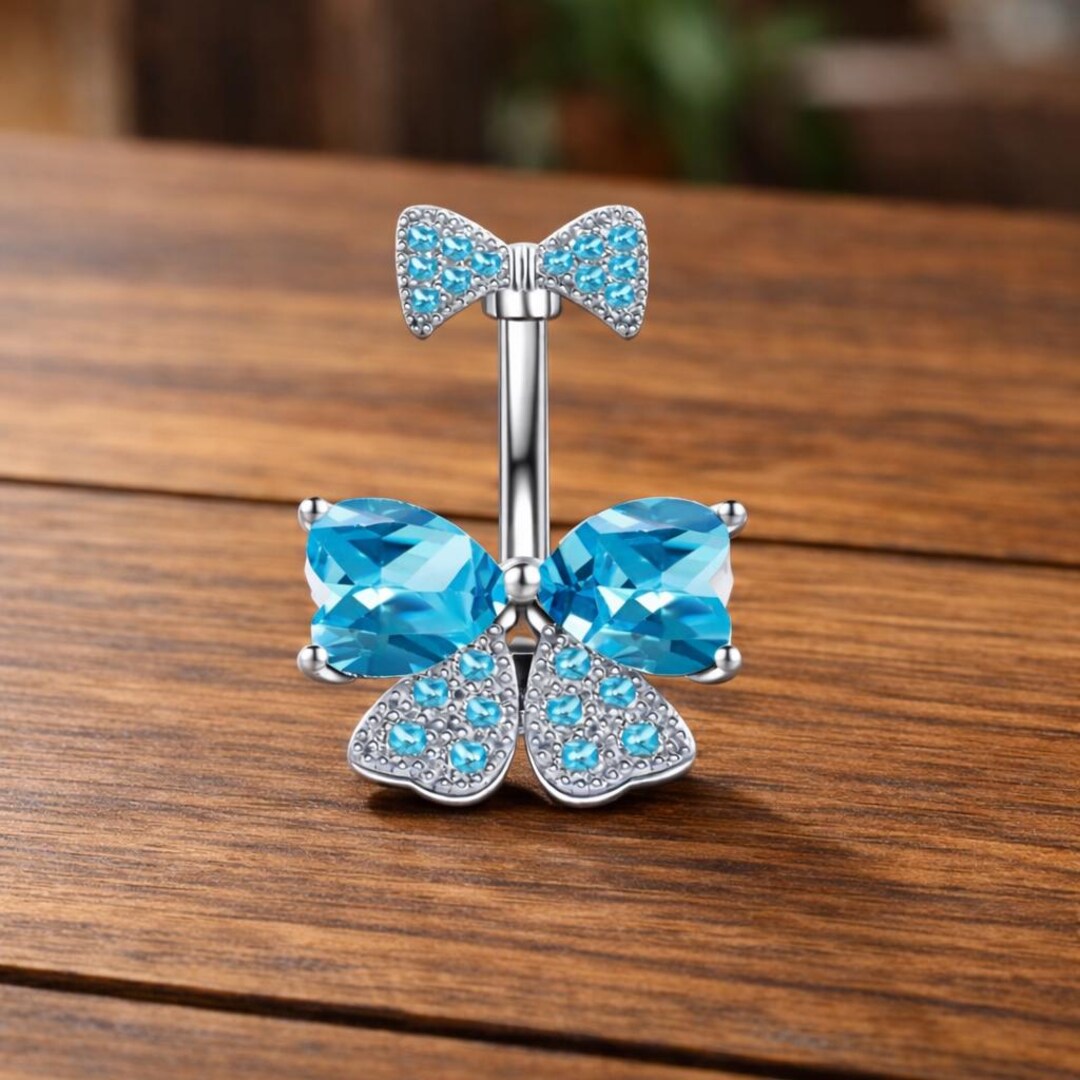 blue-cz-butterfly-belly-button-ring-silver-navel-piercing-jewelry