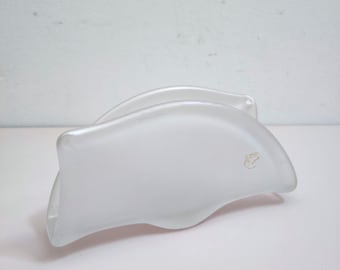 Murano style glass napkin holder