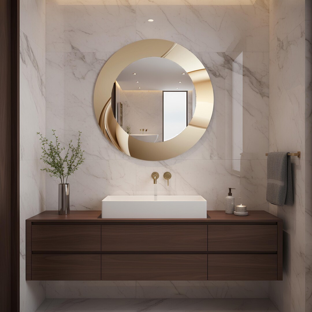 Gold Wall Mirror – Luxury Interior Wall Decor - Etsy