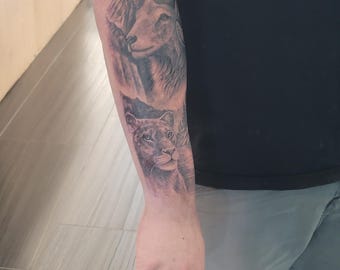 Guía de cuidados posteriores al tatuaje / Tinta a color, negra y gris (Descarga digital)