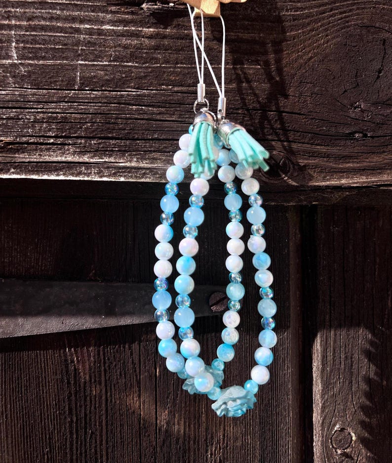 Lilac Violet Phone Charm