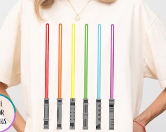 Comfort Colors® Star Wars LGBT Pride Shirt, LGBTQ Lightsaber T Shirt, Gay Awareness T Shirt, Trans Shirt, Rainbow Pride Tee, Disneyland Trip