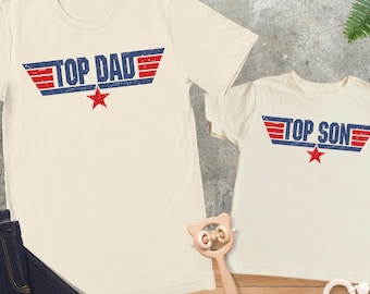 Personalized Top Dad Shirt, Custom Top Son T Shirt, Kids Dad Tee, Father's Day Gift, Best Dad Ever Shirt, Dad T-Shirt Air Force Dad