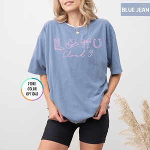 Comfort Colors® Cloud 9 Western Shirt, Western Country, Coquette Bow, Country Concert, Cloud 9 Tour, Cowgirl T Shirt, Cowboy Shirt image 12