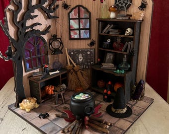 Stanza del Calderone della Strega in scala 1:12