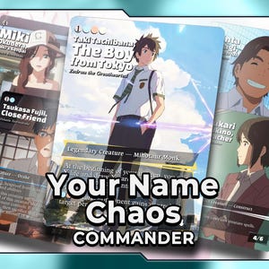 Your Name Chaos EDH/ Bracket 3 Commander Deck/ 100 + 18 tokens Proxy Deck