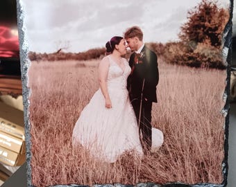 Personalised photo slate