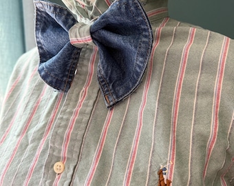 Überarbeitete und neu gestaltete Ralph Lauren-Knopfleiste mit Rüschen - Herren S Custom
