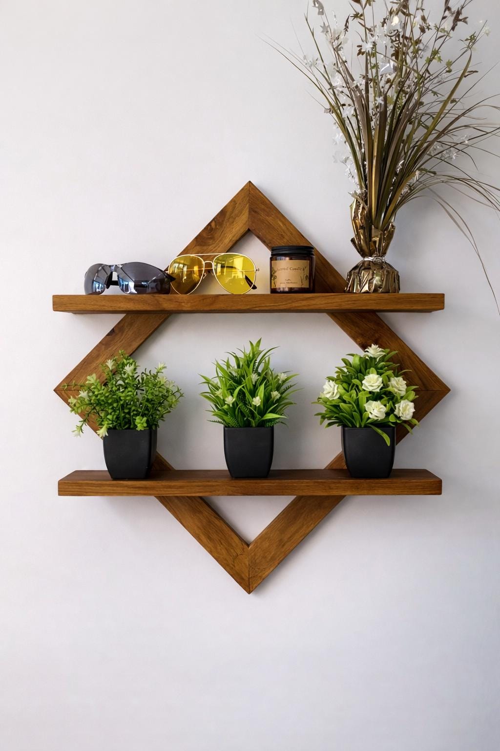 Hand Made Rack Handmade Wooden Wall Rack - Etsy