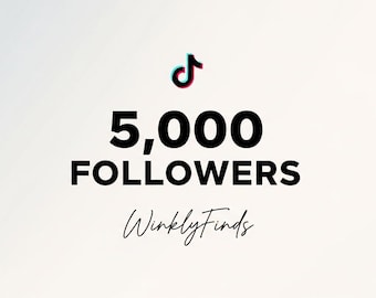TikTok 5000 abonnés Livraison instantanée | Utilisateurs réels sans bots | Croissance réelle du nombre d'abonnés | Service promotionnel TikTok | Booster les réseaux sociaux