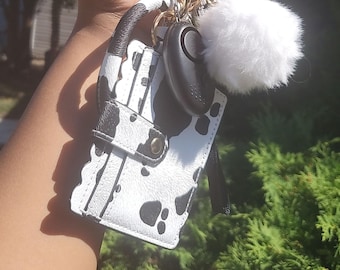 Llavero de pulsera con billetera