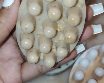 Jabón de avena artesanal: barra de masaje hidratante